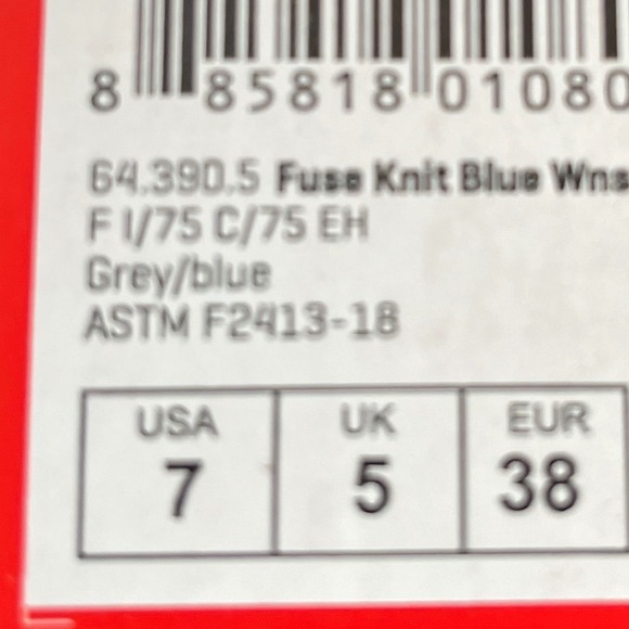 Puma Safety Fuse Knit Blue Wns Low EH Work Shoes Grey Teal Size 7 - Picture 4 of 12